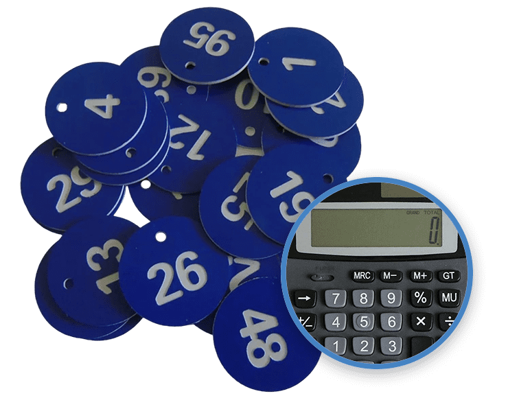 калькулятор номерков